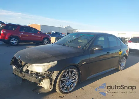 2008 BMW 550I из США, поврежденный, VIN WBANW53558CT54290